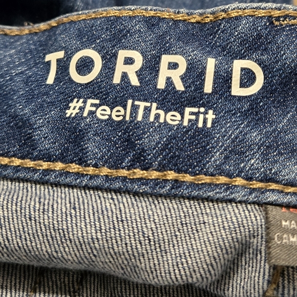 Torrid Perfect Skinny Ankle Vintage Stretch Jeans Size 16R - Picture 4 of 6